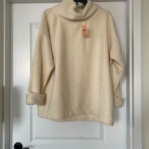 LOFT Sherpa funnel neck tunic